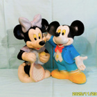 * NÄYTTÄVÄT 80-LUVUN DISNEY MIKKI JA MINNI FIGUURIT 35 cm * - pikkukuva 2