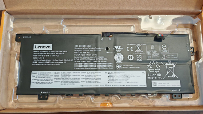 Lenovo Yoga akku käytetty