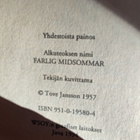 Tove Jansson kirja: Vaarallinen juhannus - pikkukuva 2