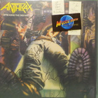 ANTHRAX - SPREADING THE DISEASE - UK 2010 M-/M- LP+NIMMARIT - pikkukuva 1