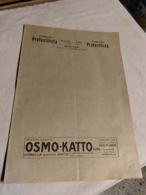 kauppalehden protestilista v 1917