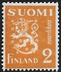 1942 M-30 L 2 mk oranssinkeltainen ** Lape 263 a SP Lm3
