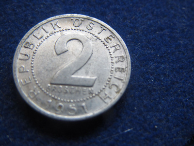 2 groschen 1950. Itävalta- Austria