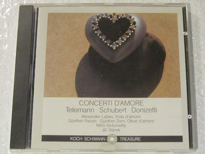 Concerti d'amore • Telemann • Schubert • Donizetti CD