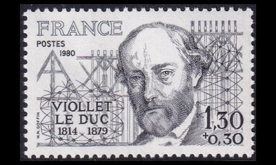 Ranska 2195 ** Eugène viollet-le-Duc (1980)