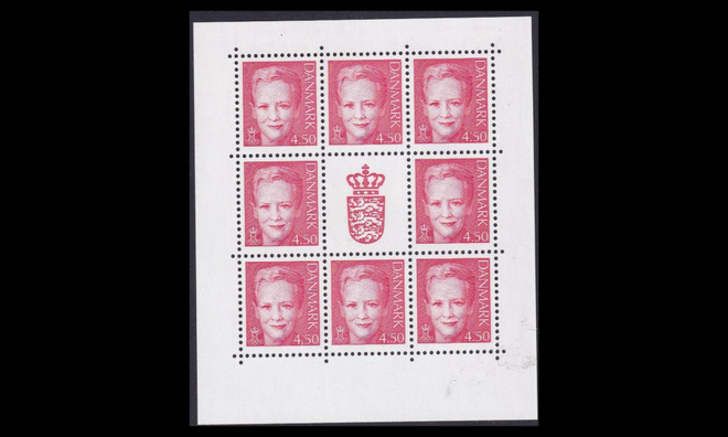 Tanska 1356kb ** Margrethe 4.50kr (2004)