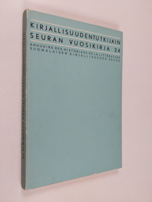 Kirjallisuudentutkijain Seuran vuosikirja 24
