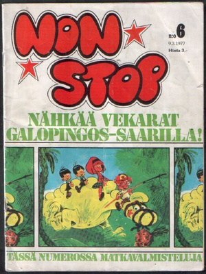 Non Stop 6/1977 mm. Corto Maltese, Johannes ja Pirkale