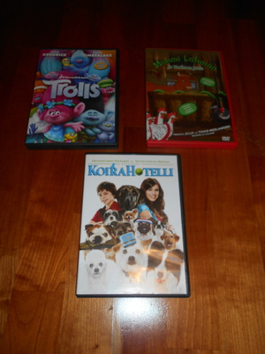 Lasten dvd-elokuvat 3 kpl (#2965)