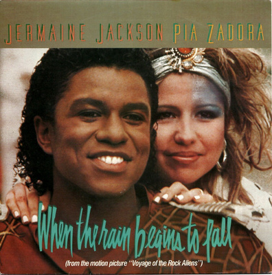 JERMAINE JACKSON& PIA ZADORA: When The Rain Begins To 7"kk