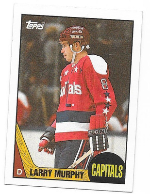 1987-88 Topps #133 Larry Murphy Washington Capitals