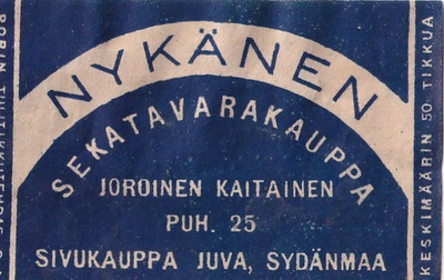 Joroinen Kaitainen NYKÄNEN b509