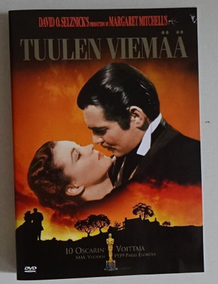 dvd, Tuulen viemää (Gone With the Wind) [draama, sota]