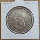 Espanja 1966 100 Pesetaa - hopeaa - pikkukuva 1