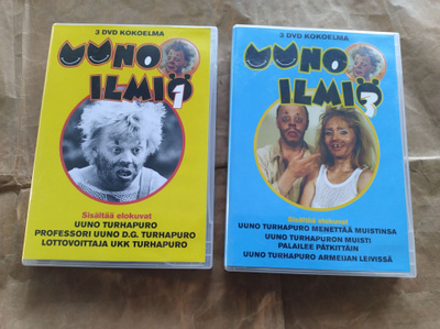 Uuno Ilmiö 1 ja 3 (DVD) (5 levyä)