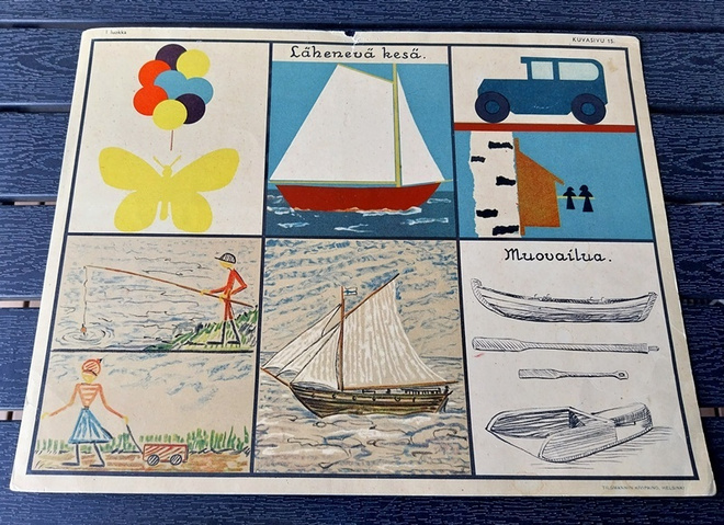 Opetustaulu Tilgmann n. 41,2 x 32,5 cm Lähenevä kesä