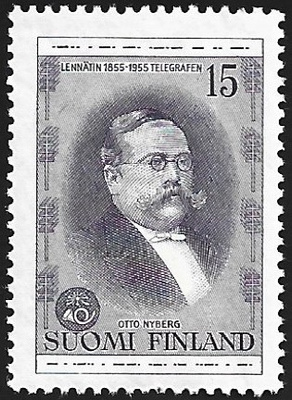 1955 Lennätin 100 vuotta 15 mk ** LaPe 451