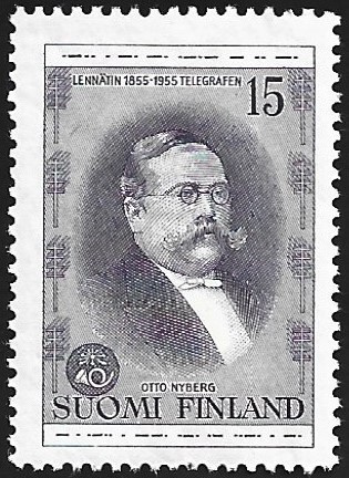 1955 Lennätin 100 vuotta 15 mk ** LaPe 451