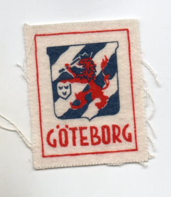 Ruotsi: Göteborg (matkailu/hihamerkki, kangasta)
