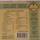 Bizet • Satie • Berlioz• Debussy • Great French Composers CD - pikkukuva 3