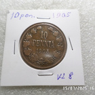 10  penniä  1905  kulkematon  hieman patinoitunut. kl 8 - pikkukuva 5
