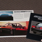 1990 Suzuki Swift Sedan esite - KUIN UUSI - suom - 12 sivua - pikkukuva 1