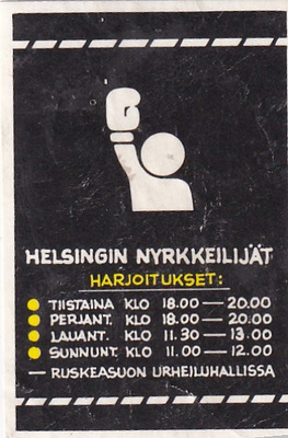Helsingin Nyrkkeilijät Harjoitukset: Helsinki , .b476