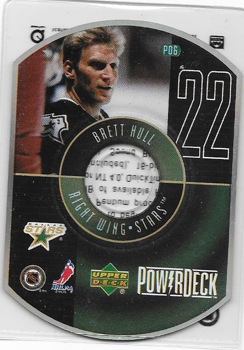 99-00 UD Power Deck #22 Brett Hull Dallas Stars