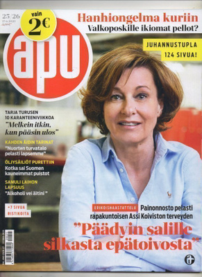 Apu n:o 25/26 2020 Assi Koivisto. Kotka. Tarja. Samuli.