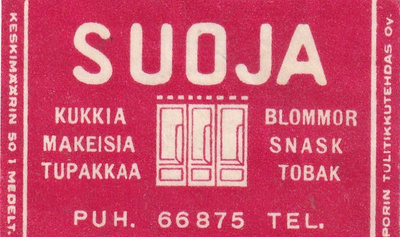 SUOJA Kukkia makeisia tupakkaa   b5721