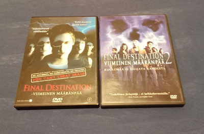 Final destination 1 ja 2 dvd