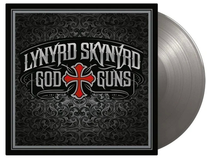 LYNYRD SKYNYRD : GOD & GUNS - LP, LTD, SILVER, UUSI