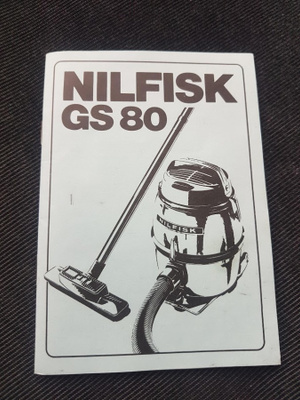käyttöopas Nilfisk GS 80 ruotsinkielinen