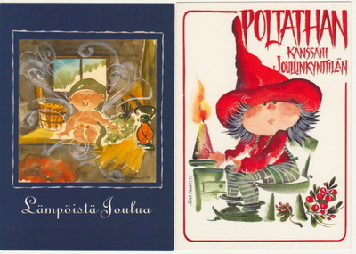 Anna Rinne : 2 korttia sauna yms