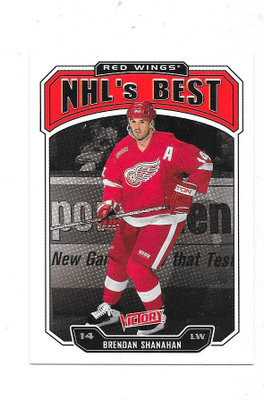2000-01 UD Victory NHL`s Best #299 Brendan Shanahan Detroit
