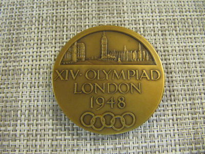 XIV Olympiad London 1948 osallistujamitali.