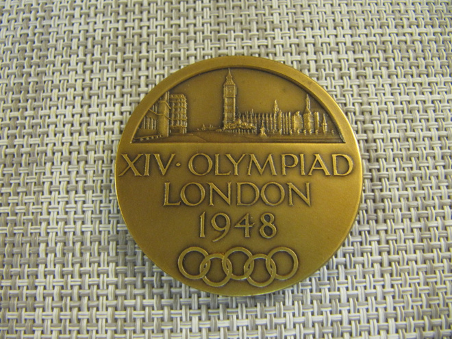 XIV Olympiad London 1948 osallistujamitali.