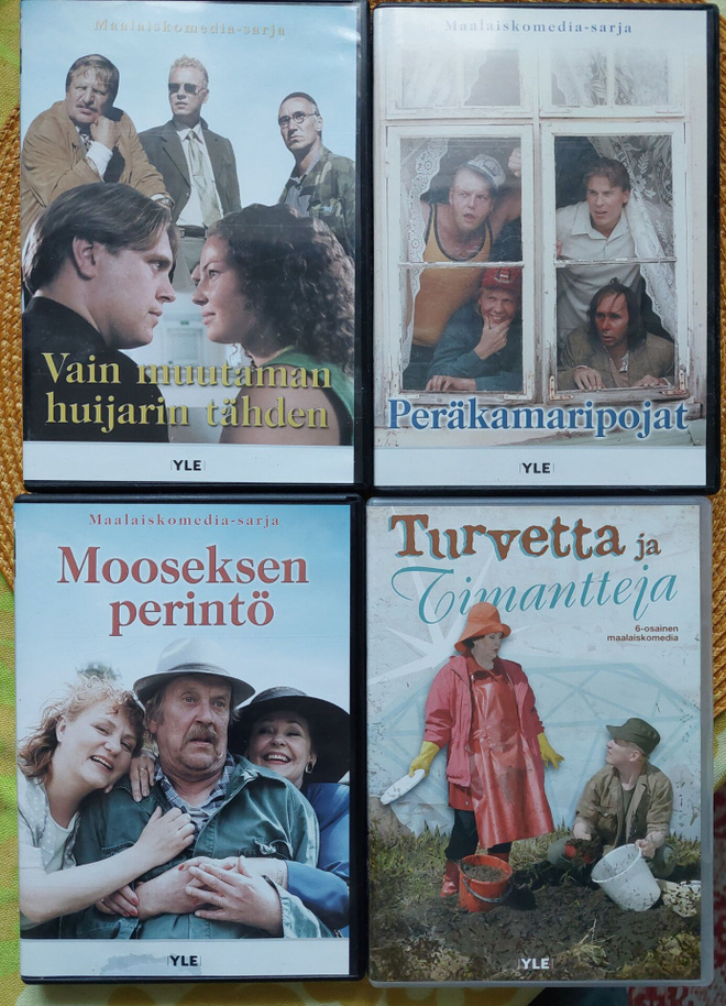 MAALAISKOMEDIA   DVD 1-4  koko sarja