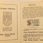 VANHA Vuokramaksukirja SInger Ompelukone Kivat Merkit 1929 - pikkukuva 2