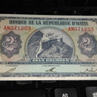 Haiti 2 Gourdes 1992 P260 UNC - pikkukuva 1