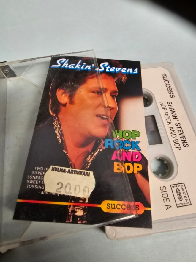 C-Kasetti shakin Stevens hop rock and bop