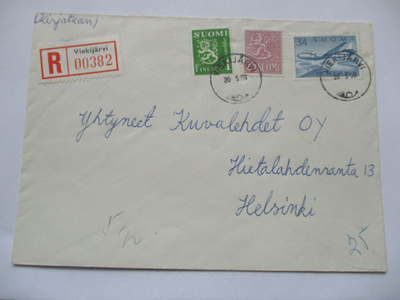 1959 Viekijärvi R sekapostitekuori