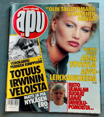 Irwin Goodman : Apu -lehti 1991
