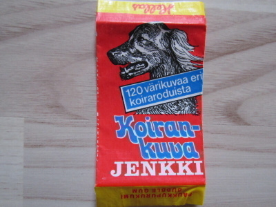 Hellas Jenkki Koirankuva purkkakääre (pun)