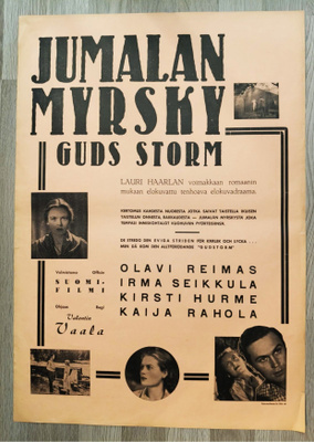 Jumalan myrsky -elokuvajuliste