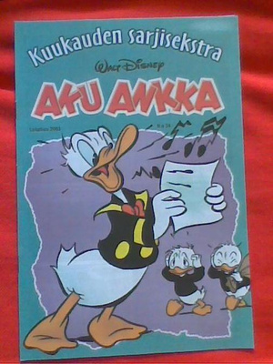 Aku Ankka Kuukauden Sarjisekstra 54 Lokakuu 2003
