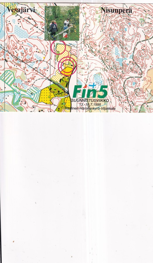 Ikaalinen, Hämeenkyrö, Viljakkala  FIN5 Suunnistusviik  b669