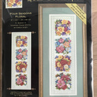 Ristipistopakkaus / ristipistotyö Four Seasons Floral - pikkukuva 1
