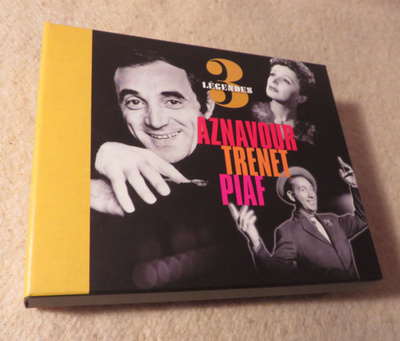 3 Legendes: AZNAVOUR / TRENET / PIAF 3CD + DVD BOX