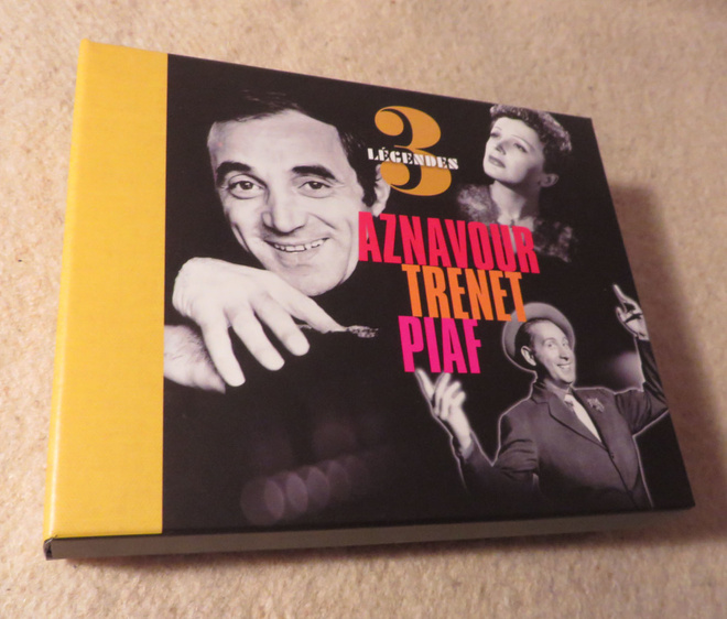 3 Legendes: AZNAVOUR / TRENET / PIAF 3CD + DVD BOX